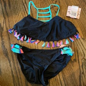 NEW Summer Crush by Gossip Girl Two Piece Bathing Suit, Girls 12